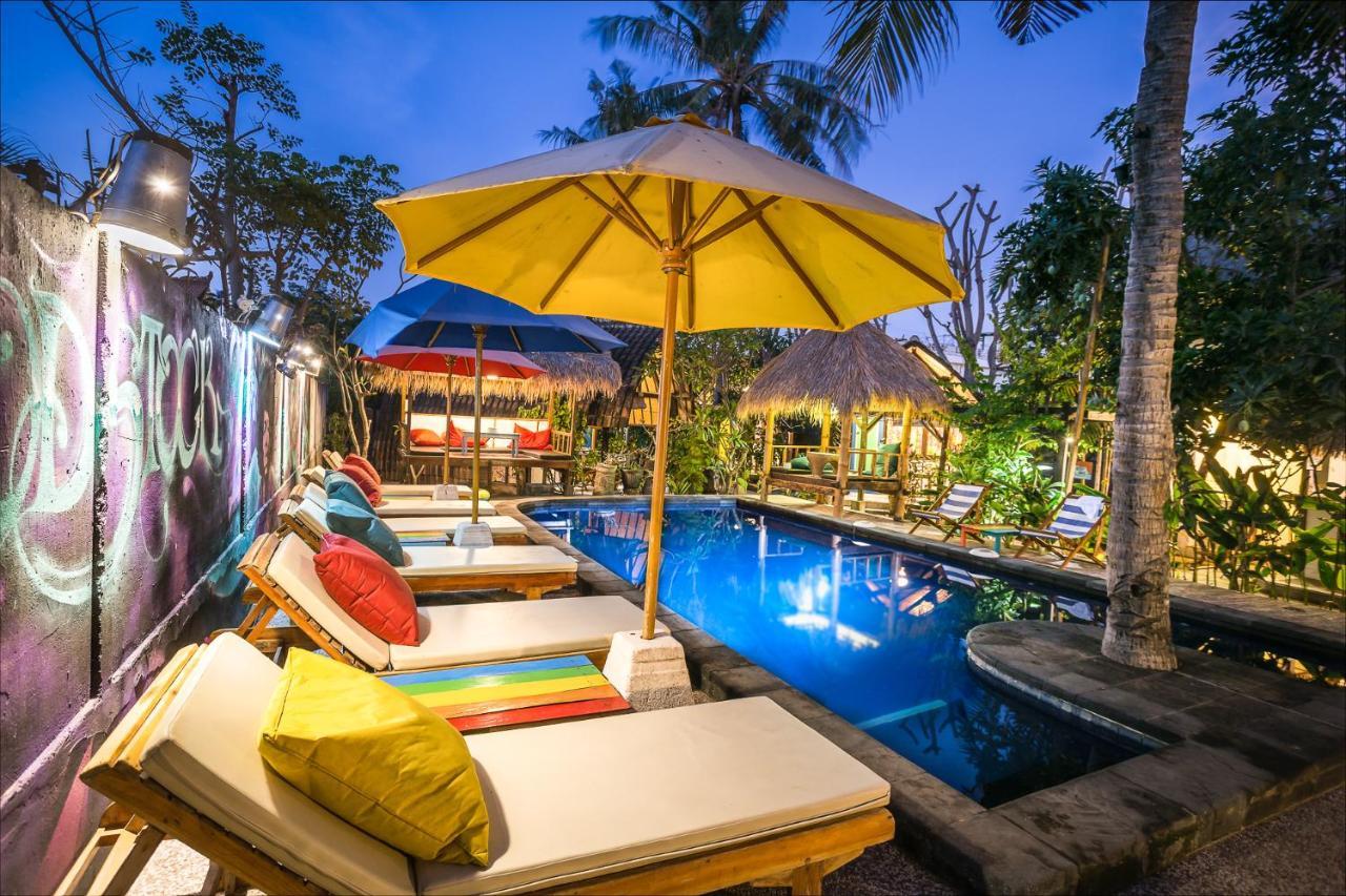 Hotel Woodstock Gili - Garden And Bungalows Gili Trawangan Exterior foto