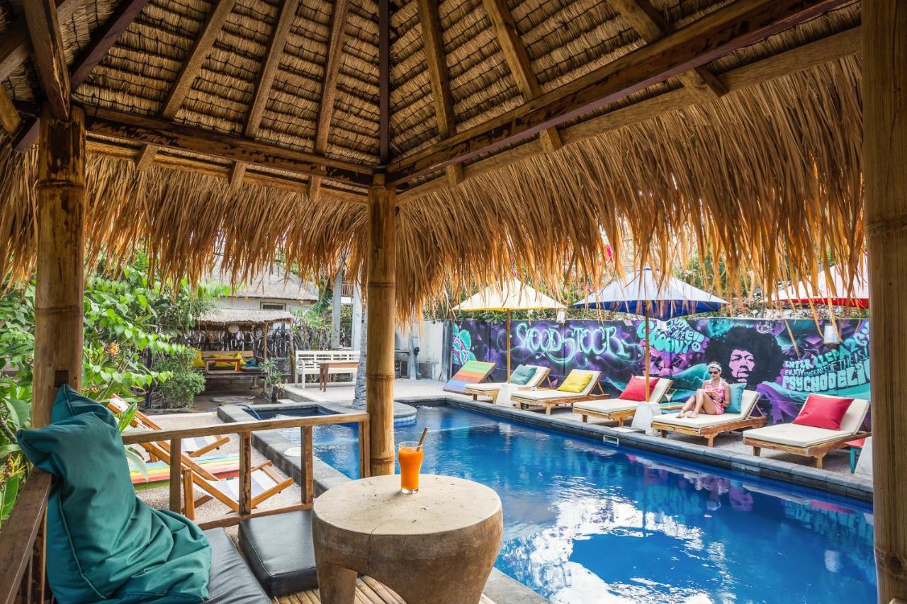 Hotel Woodstock Gili - Garden And Bungalows Gili Trawangan Exterior foto